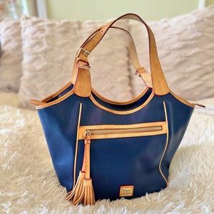 Dooney & Bourke Maddie Handbag, Marine Blue Saffiano Leather